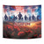 USA Veterans Day Tapestry All Gave Some With Poppy Patterns - Wonder Print Shop