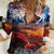 USA Veterans Day Women Casual Shirt All Gave Some With Poppy Patterns - Wonder Print Shop