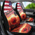 USA Veterans Day Car Seat Cover Poppy Flowers With Flag Grunge - Wonder Print Shop