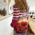 USA Veterans Day Women Casual Shirt Poppy Flowers With Flag Grunge - Wonder Print Shop
