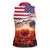 USA Veterans Day Women Sleeveless Polo Shirt Poppy Flowers With Flag Grunge - Wonder Print Shop