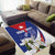 Personalized Cuba Hedychium Coronarium Area Rug With Coat Of Arms - Wonder Print Shop