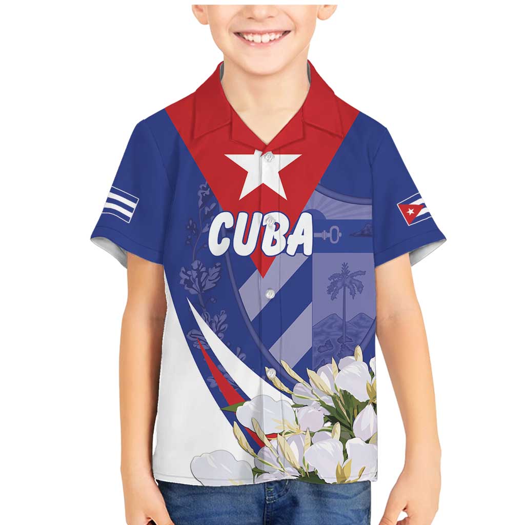 Personalized Cuba Hedychium Coronarium Family Matching Mermaid Dress and Hawaiian Shirt With Coat Of Arms - Wonder Print Shop