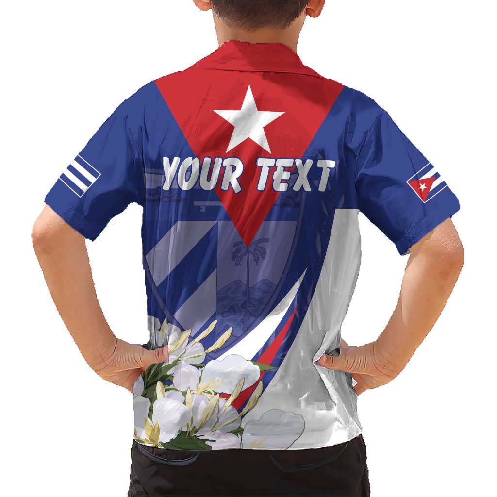 Personalized Cuba Hedychium Coronarium Family Matching Short Sleeve Bodycon Dress and Hawaiian Shirt With Coat Of Arms - Wonder Print Shop