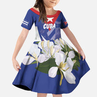 Personalized Cuba Hedychium Coronarium Family Matching Summer Maxi Dress and Hawaiian Shirt With Coat Of Arms - Wonder Print Shop