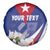 Personalized Cuba Hedychium Coronarium Spare Tire Cover With Coat Of Arms - Wonder Print Shop