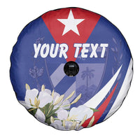 Personalized Cuba Hedychium Coronarium Spare Tire Cover With Coat Of Arms - Wonder Print Shop