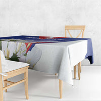Personalized Cuba Hedychium Coronarium Tablecloth With Coat Of Arms - Wonder Print Shop