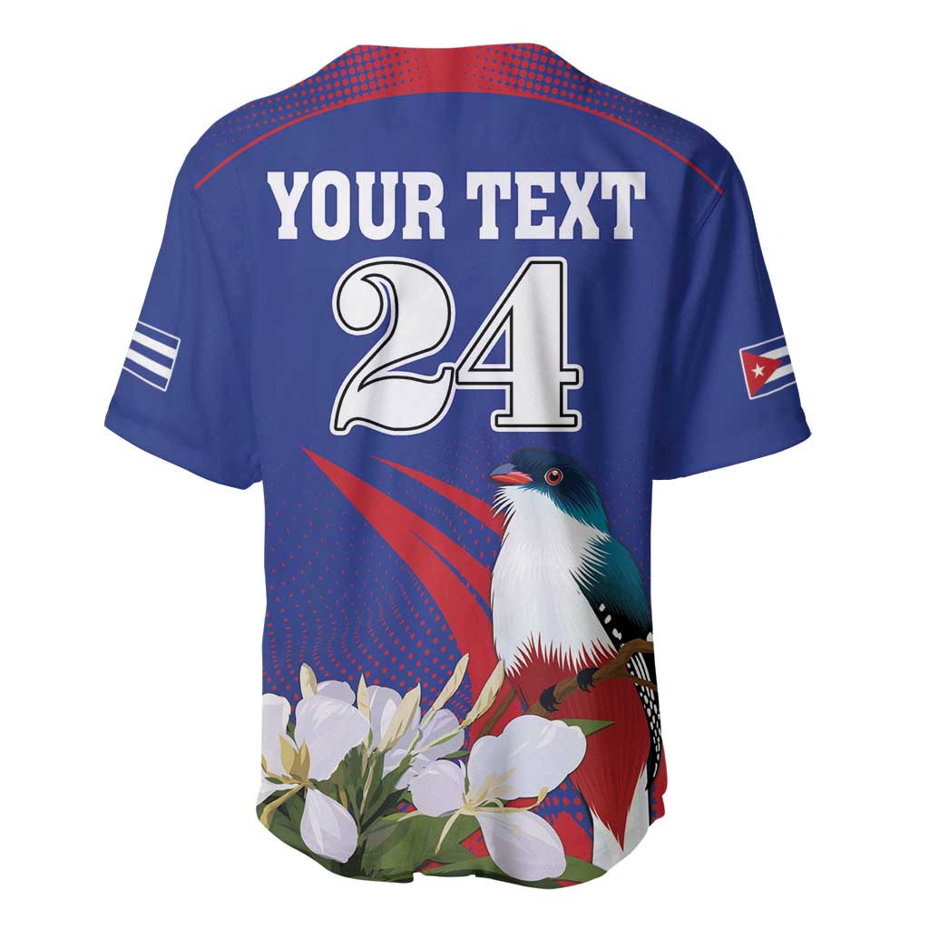 Custom Cuba Independence Day 1868 Baseball Jersey Tocororo With White Mariposa - Wonder Print Shop