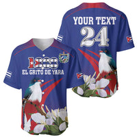 Custom Cuba Independence Day 1868 Baseball Jersey Tocororo With White Mariposa - Wonder Print Shop
