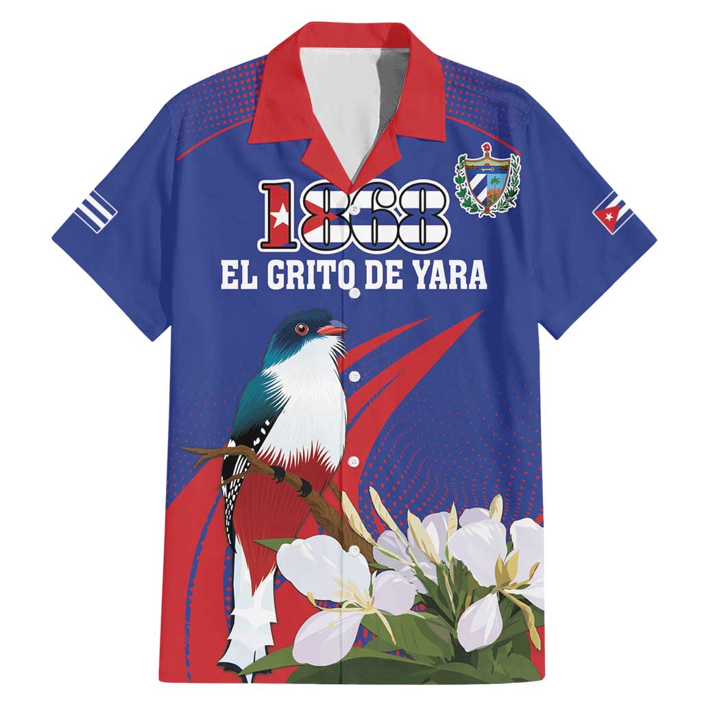 Custom Cuba Independence Day 1868 Family Matching Mermaid Dress and Hawaiian Shirt Tocororo With White Mariposa - Wonder Print Shop