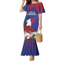 Custom Cuba Independence Day 1868 Family Matching Mermaid Dress and Hawaiian Shirt Tocororo With White Mariposa - Wonder Print Shop
