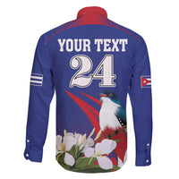 Custom Cuba Independence Day 1868 Family Matching Off The Shoulder Long Sleeve Dress and Hawaiian Shirt Tocororo With White Mariposa - Wonder Print Shop