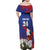 Custom Cuba Independence Day 1868 Family Matching Off Shoulder Maxi Dress and Hawaiian Shirt Tocororo With White Mariposa - Wonder Print Shop