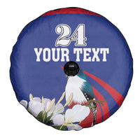 Custom Cuba Independence Day 1868 Spare Tire Cover Tocororo With White Mariposa - Wonder Print Shop