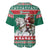 Lithuania Christmas Baseball Jersey Santa Riding White Horse Linksmu Kaledu - Wonder Print Shop