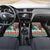 Lithuania Christmas Car Mats Santa Riding White Horse Linksmu Kaledu - Wonder Print Shop