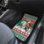 Lithuania Christmas Car Mats Santa Riding White Horse Linksmu Kaledu - Wonder Print Shop
