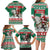 Lithuania Christmas Family Matching Long Sleeve Bodycon Dress and Hawaiian Shirt Santa Riding White Horse Linksmu Kaledu - Wonder Print Shop