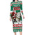 Lithuania Christmas Family Matching Long Sleeve Bodycon Dress and Hawaiian Shirt Santa Riding White Horse Linksmu Kaledu - Wonder Print Shop
