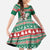 Lithuania Christmas Family Matching Mermaid Dress and Hawaiian Shirt Santa Riding White Horse Linksmu Kaledu - Wonder Print Shop