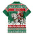Lithuania Christmas Family Matching Mermaid Dress and Hawaiian Shirt Santa Riding White Horse Linksmu Kaledu - Wonder Print Shop