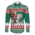Lithuania Christmas Family Matching Mermaid Dress and Hawaiian Shirt Santa Riding White Horse Linksmu Kaledu - Wonder Print Shop