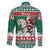 Lithuania Christmas Family Matching Mermaid Dress and Hawaiian Shirt Santa Riding White Horse Linksmu Kaledu - Wonder Print Shop