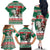 Lithuania Christmas Family Matching Off The Shoulder Long Sleeve Dress and Hawaiian Shirt Santa Riding White Horse Linksmu Kaledu - Wonder Print Shop