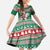 Lithuania Christmas Family Matching Off Shoulder Maxi Dress and Hawaiian Shirt Santa Riding White Horse Linksmu Kaledu - Wonder Print Shop