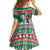 Lithuania Christmas Family Matching Short Sleeve Bodycon Dress and Hawaiian Shirt Santa Riding White Horse Linksmu Kaledu - Wonder Print Shop