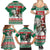 Lithuania Christmas Family Matching Summer Maxi Dress and Hawaiian Shirt Santa Riding White Horse Linksmu Kaledu - Wonder Print Shop