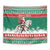 Lithuania Christmas Tapestry Santa Riding White Horse Linksmu Kaledu - Wonder Print Shop