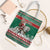 Lithuania Christmas Tote Bag Santa Riding White Horse Linksmu Kaledu - Wonder Print Shop
