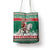 Lithuania Christmas Tote Bag Santa Riding White Horse Linksmu Kaledu - Wonder Print Shop