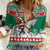 Lithuania Christmas Women Casual Shirt Santa Riding White Horse Linksmu Kaledu - Wonder Print Shop