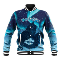 Yule Be Eaten Personalized Baseball Jacket Christmas Cat Jolakotturinn Icelandic - Wonder Print Shop