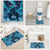 Yule Be Eaten Personalized Bathroom Set Christmas Cat Jolakotturinn Icelandic - Wonder Print Shop
