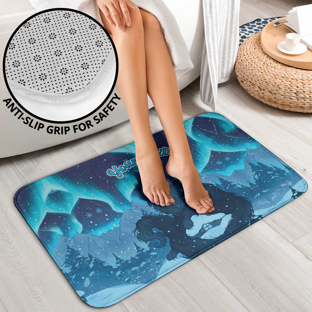 Yule Be Eaten Personalized Bathroom Set Christmas Cat Jolakotturinn Icelandic - Wonder Print Shop