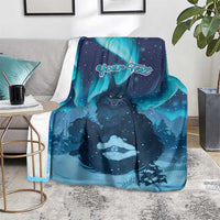 Yule Be Eaten Personalized Blanket Christmas Cat Jolakotturinn Icelandic - Wonder Print Shop