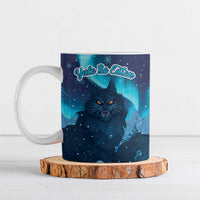 Yule Be Eaten Personalized Ceramic Mug Christmas Cat Jolakotturinn Icelandic - Wonder Print Shop