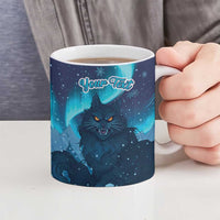 Yule Be Eaten Personalized Ceramic Mug Christmas Cat Jolakotturinn Icelandic - Wonder Print Shop