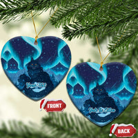 Yule Be Eaten Personalized Ceramic Ornament Christmas Cat Jolakotturinn Icelandic - Wonder Print Shop