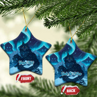 Yule Be Eaten Personalized Ceramic Ornament Christmas Cat Jolakotturinn Icelandic - Wonder Print Shop