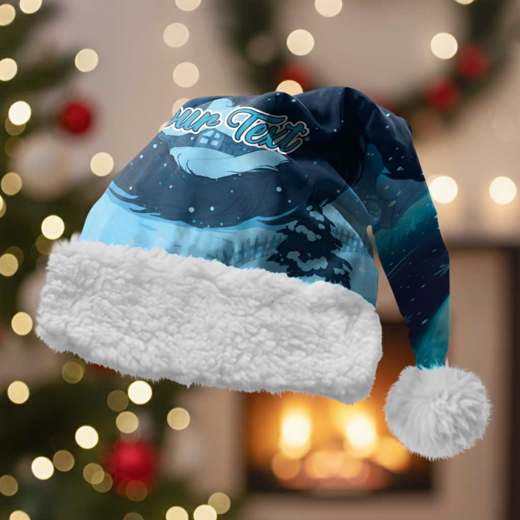 Yule Be Eaten Personalized Christmas Santa Hat Christmas Cat Jolakotturinn Icelandic - Wonder Print Shop