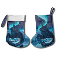 Yule Be Eaten Personalized Christmas Stocking Christmas Cat Jolakotturinn Icelandic - Wonder Print Shop