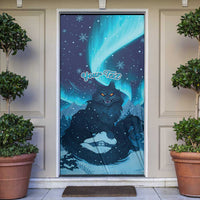 Yule Be Eaten Personalized Door Cover Christmas Cat Jolakotturinn Icelandic - Wonder Print Shop