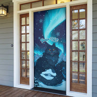 Yule Be Eaten Personalized Door Cover Christmas Cat Jolakotturinn Icelandic - Wonder Print Shop