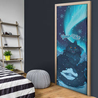 Yule Be Eaten Personalized Door Cover Christmas Cat Jolakotturinn Icelandic - Wonder Print Shop