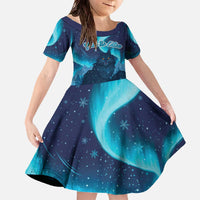 Yule Be Eaten Personalized Family Matching Off The Shoulder Long Sleeve Dress and Hawaiian Shirt Christmas Cat Jolakotturinn Icelandic - Wonder Print Shop